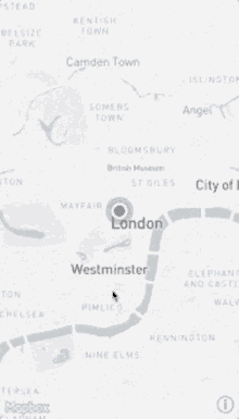 google maps pin location london area