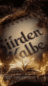 a book is open to a page that says siirden valbe