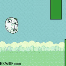 Flappy Troll Face Game Bbm Dp GIF - Flappy Troll Bbm GIFs