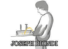 Pee In The Sink Joseph Biondi GIF - Pee In The Sink Joseph Biondi Joseph GIFs