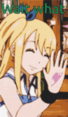 Wait What Lucy GIF - Wait What Lucy Fairy Tail GIFs