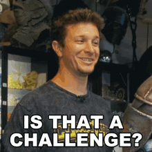 Is That A Challenge Wren Weichman GIF - Is That A Challenge Wren Weichman Corridor Crew GIFs