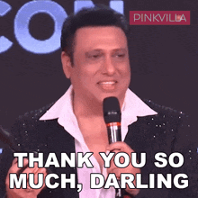Thank You So Much Darling Govinda GIF - Thank You So Much Darling Govinda Pinkvilla GIFs