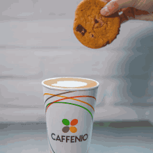 Caffenio Dipping Cookies GIF - Caffenio Dipping Cookies Dipping Caffenio GIFs