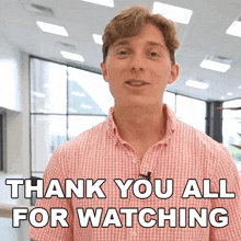 Thank You All For Watching Brandon William GIF - Thank You All For Watching Brandon William Thanks For Tuning In GIFs