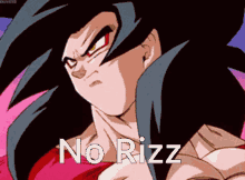 No Rizz Goku GIF - No Rizz Goku Ssj4no Rizz GIFs