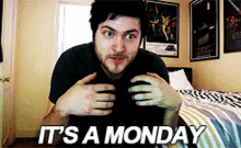 Monday Its Monday GIF - Monday Its Monday Bed GIFs