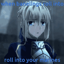 Saber Fate GIF - Saber Fate Baneling GIFs