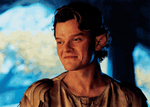lord of the rings rings of power elrond robert aramayo laughing