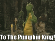 Dudley The Dragon To The Pumpkin King GIF - Dudley The Dragon To The Pumpkin King Pumpkin King GIFs