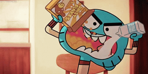The Amazing World Of Gumball GIF - The Amazing World Of Gumball Cereal Milk - Discover & Share GIFs