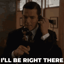 Ill Be Right There William Murdoch GIF - Ill Be Right There William Murdoch Murdoch Mysteries GIFs