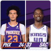 Phoenix Suns (24) Vs. Sacramento Kings (33) First-second Period Break GIF - Nba Basketball Nba 2021 GIFs