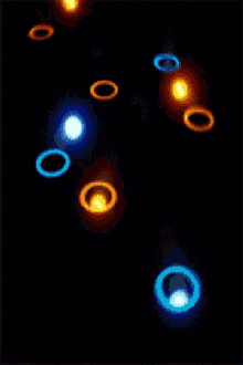 glowing balls holes jumping