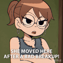 She Moved Here After A Bad Breakup Julie Powers GIF - She Moved Here After A Bad Breakup Julie Powers Scott Pilgrim Takes Off GIFs