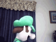 Luigi Weird GIF - Luigi Weird Mask GIFs