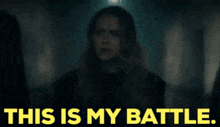 Diana Bishop This Is My Battle GIF - Diana Bishop This Is My Battle This Is My Fight GIFs