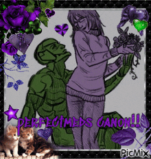 a picture of a man and woman with the words perfectmeds canon on it