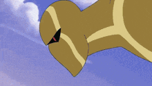 a cartoon drawing of a man flying through the air