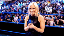 Renee Young Raise Hand GIF - Renee Young Raise Hand Here They Come GIFs