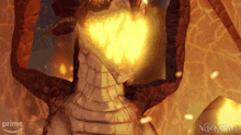 a picture of a dragon with the word prime on the bottom right