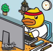 Bduck Stress GIF - Bduck Stress Working GIFs