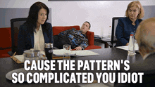 Cause The Patterns So Complicated You Idiot I Think You Should Leave With Tim Robinson GIF - Cause The Patterns So Complicated You Idiot I Think You Should Leave With Tim Robinson The Pattern Is Very Hard Stupid GIFs