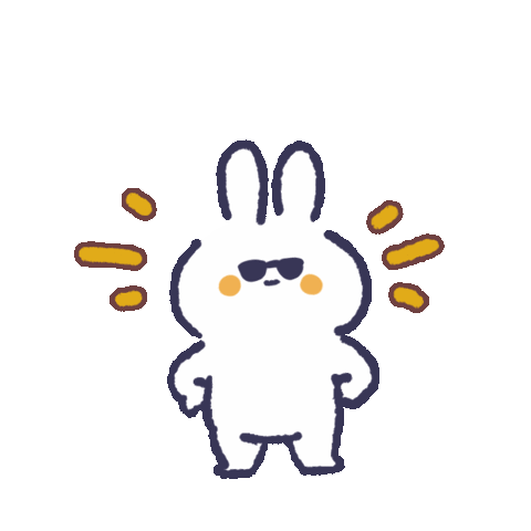Cool Rabbits Sticker - Cool Rabbits Ta-dah Stickers