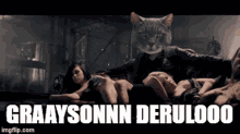 Grayson Derulo Cat GIF - Grayson Derulo Cat Women GIFs