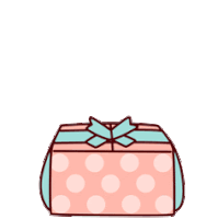 a cartoon drawing of a girl sitting in a box