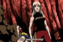 Wonder Girl That Was Amazing GIF - Wonder Girl That Was Amazing Young Justice GIFs