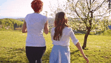 Dandelion Meadow GIF - Dandelion Meadow Mother And Daughter GIFs