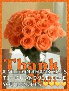 Thank You Orange GIF - Thank You Orange Peach GIFs