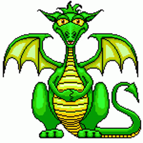 Green Dragon Sticker - Green Dragon - Discover & Share GIFs