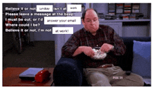 a man is sitting on a couch with a bowl of popcorn and a fox 29 logo