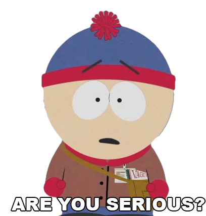 Are You Serious Stan Marsh Sticker - Are You Serious Stan Marsh South Park Stickers