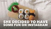 Sushi Wasabi GIF - Sushi Wasabi Instagram Baby GIFs