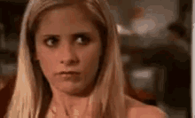 Buffy Squinting GIF - Buffy Squinting Suspicious GIFs