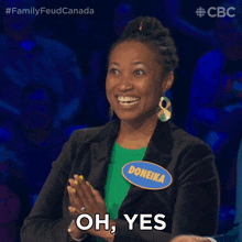 Oh Yes Doneika GIF - Oh Yes Doneika Family Feud Canada GIFs
