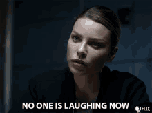 No One Is Laughing Now Lauren German GIF