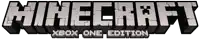 a logo for minecraft xbox one edition is shown