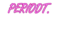 a white background with the word periodt in pink letters