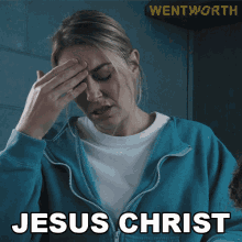 Jesus Christ Allie Novak GIF - Jesus Christ Allie Novak Wentworth GIFs