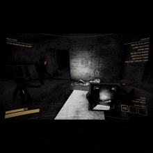 a screenshot of a video game with the next step film something scary