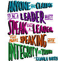 Anyone Who Claims To Be A Leader Must Speak Like A Leader Leader Sticker - Anyone Who Claims To Be A Leader Must Speak Like A Leader Leader Speaking With Integrity And Truth Stickers