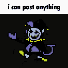Jevil I Can Post Anything GIF