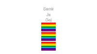 Semirgej Rainbow Sticker