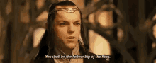 Elrond You Shall Be The Fellowship Of The Ring GIF - Elrond You Shall Be The Fellowship Of The Ring Lord Of The Rings GIFs