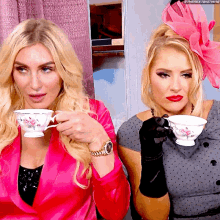 charlotte flair lacey evans sips tea none of my business wwe