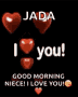 I Love You Good Morning Niece GIF - I Love You Good Morning Niece Jada GIFs